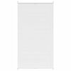 Plisseret blind 110x200 cm hvid