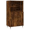 vidaXL skab 60x36x110 cm konstrueret tr&aelig; R&oslash;get egetr&aelig;