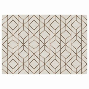 vidaXL gulvt&aelig;ppe 160x230 cm inde/ude skridsikkert kort luv flerfarvet