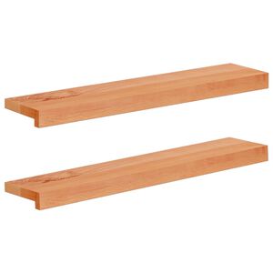 vidaXL Vindueskarme 2 stk. Lak 70 x 15 x 2 cm Solid b&oslash;g
