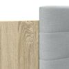 vidaXL sengeramme med sengegavl 75x190 cm konstrueret tr&aelig; sonoma-eg