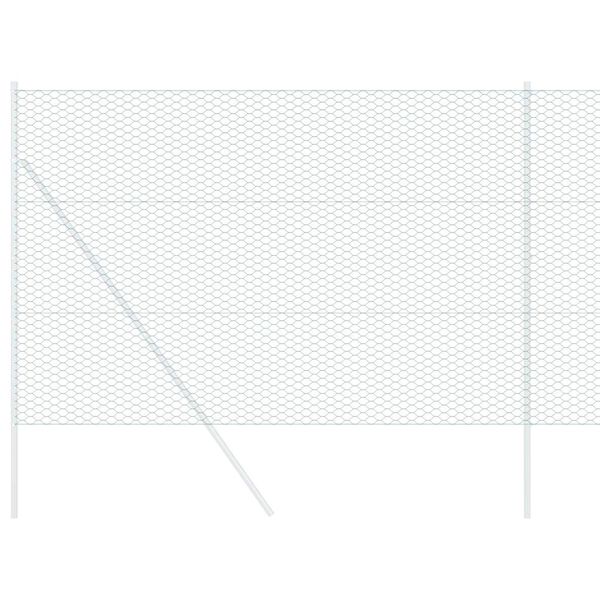 vidaXL Hexagon Hegn Gr&oslash;n 1,5 x 50 m PVC