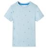 vidaXL T-shirt til b&oslash;rn str. 140 lysebl&aring;