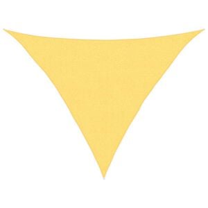 vidaXL solsejl 160 g/m&sup2; 2,5x2,5x3,5 m HDPE beige