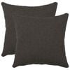 vidaXL Pudebetr&aelig;k 2 pcs HEERLEN M&oslash;rkegr&aring; 35 x 35 cm Boucl&eacute;