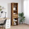 vidaXL Highboard Gammelt tr&aelig; 45 x 42,5 x 185 cm Konstrueret tr&aelig;