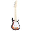 vidaXL elektrisk guitar til børn inkl. taske 3/4 30" brun og hvid