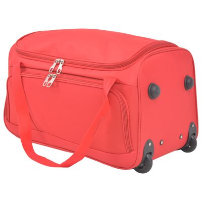 vidaXL baggagesæt i 3 dele rød