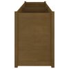 vidaXL plantekasse 200x50x70 cm massivt fyrretræ gyldenbrun
