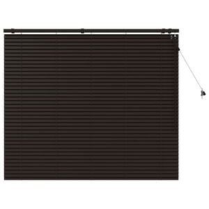 vidaXL Persienner M&oslash;rk Brun 160 x 130 cm 35 mm Massivt Paulownia Tr&aelig;