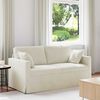 vidaXL Sofa Creme 158 x 78 x 80 cm Fl&oslash;jl