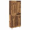 vidaXL Highboard Gammelt tr&aelig; 69,5 x 34 x 180 cm Konstrueret tr&aelig;