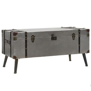 vidaXL sofabord MDF og aluminium 102 x 51 x 47,5 cm