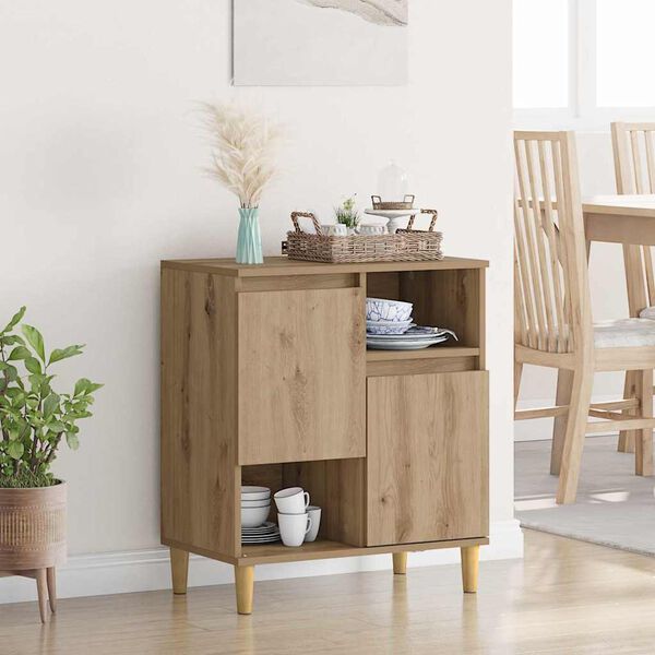 vidaXL Sideboard artisan eg 35 x 60 x 70 cm Konstrueret træ