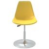 vidaXL drejelige spisebordsstole 4 stk. PP gul