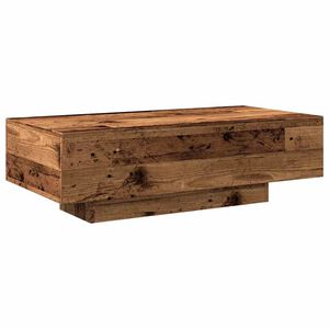 vidaXL sofabord 100x49,5x31 cm konstrueret tr&aelig; antikt tr&aelig;