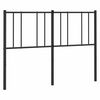 vidaXL udskiftningsgavl 160 cm metal sort