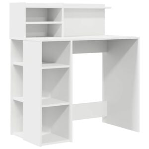 vidaXL Bord Hvid Konstrueret tr&aelig; 90 x 48 x 101,5 cm