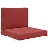 vidaXL Udend&oslash;rs Sofa Pude Polyester Vinr&oslash;d 60 x 60 x 8 cm