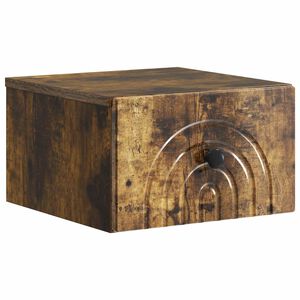 vidaXL V&aelig;gh&aelig;ngt Natbord R&oslash;get eg 33 x 34,5 x 20 cm Konstrueret tr&aelig;