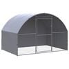 vidaXL h&oslash;nsehus 3x2x2 m galvaniseret st&aring;l