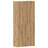 vidaXL Sko skab 80 x 35.5 x 180 cm Konstrueret tr&aelig; Brun