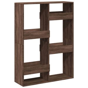 vidaXL rumdeler 100x33x135 cm konstrueret tr&aelig; brun egetr&aelig;sfarve