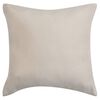 vidaXL pudebetræk 4 stk. 40x40 cm polyester imiteret ruskind beige