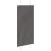 vidaXL Plisségardin Sort 65x100 cm Stofbredde 64,4 cm Polyester