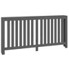 vidaXL radiatorskjuler 169x19x84 cm massivt fyrretr&aelig; gr&aring;