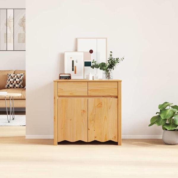 vidaXL Sideboard Drammen Egetræsfarvet 79 x 43 x 75.5 cm