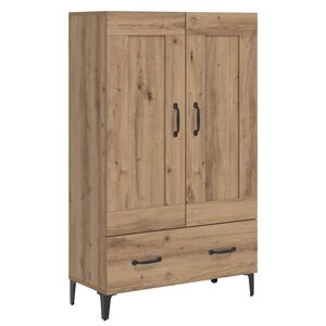 vidaXL Highboard Artisan-eg 70 x 31 x 115 cm Konstrueret tr&aelig;