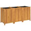 vidaXL plantekasse med for 150x50x75 cm massivt akacietr&aelig;