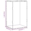 vidaXL displaykasse transparent 22x18x35 cm akryl
