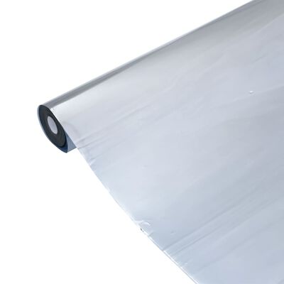 vidaXL solfilm 45x1000 cm reflekterende effekt PVC sølvfarvet