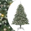 vidaXL Kunstigt juletr&aelig; Gr&oslash;n 240 cm PVC og plastik og st&aring;l
