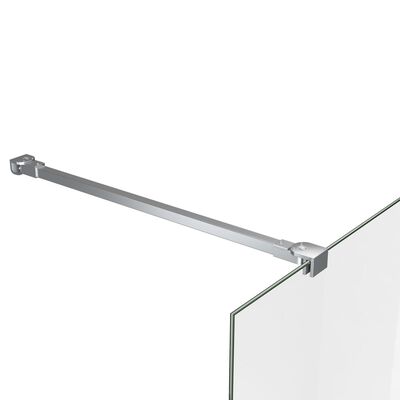 vidaXL støttestang til brusevæg 57,5 cm rustfrit stål