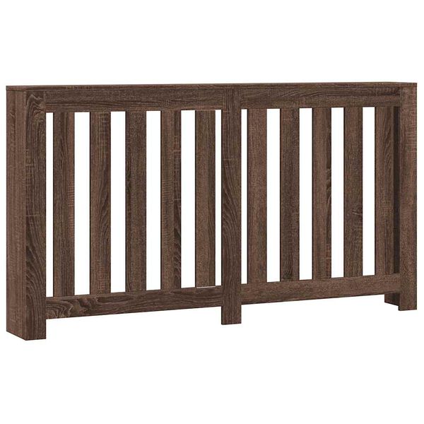 vidaXL radiatorskjuler 149x20x82 cm konstrueret tr&aelig; brun egetr&aelig;