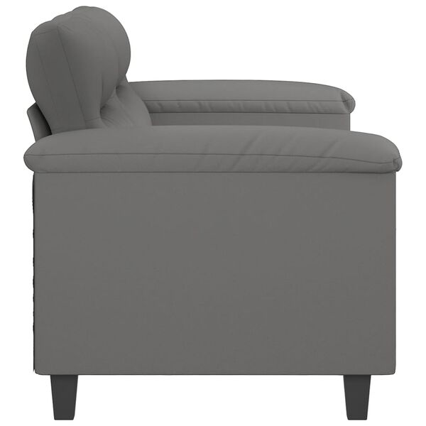 vidaXL 2-personers sofa 140 cm stof mikrofiberstof