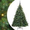 vidaXL Kunstigt juletr&aelig; med 300 LED'er Gr&oslash;n 180 cm PE og PVC