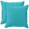 vidaXL Pudebetr&aelig;k 2 stk. HOUTEN Turkis 80 x 80 cm Polyester