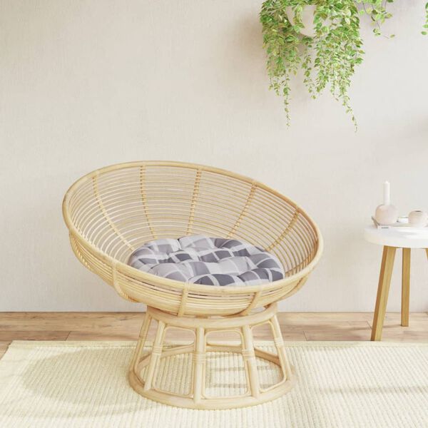 vidaXL rund hynde &Oslash;60x11 cm oxfordstof ternet gr&aring;