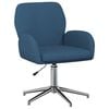 vidaXL Svingbar skrivebordsstol Stof 54 x 58 x 90 cm Bl&aring;