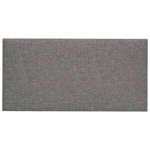vidaXL V&aelig;ghovedg&aelig;rde 12 stk. 30 x 15 cm Lysegr&aring; Stof