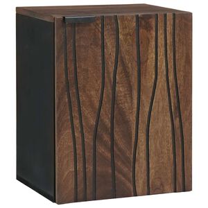 vidaXL Badev&aelig;relsesskabsunder Valn&oslash;d 38 x 33,5 x 48 cm Konstrueret tr&aelig;