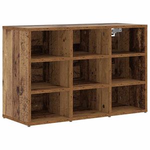 vidaXL Sko skab 77,5 x 30 x 51 cm Konstrueret tr&aelig; Gammelt tr&aelig;