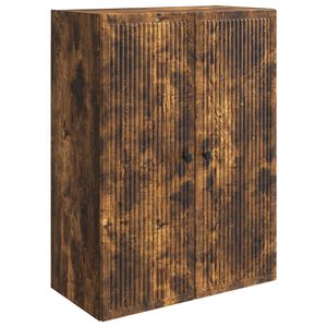 vidaXL V&aelig;gmonteret skab R&oslash;get eg 66 x 34,5 x 90 cm Konstrueret tr&aelig;