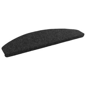 vidaXL Selvkl&aelig;bende Trappem&aring;tter 15 pcs Sort 80 x 28 x 3,5 cm