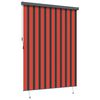 vidaXL Rullegardin Orange og Brun 200 x 250 cm Stof og Aluminium