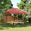 vidaXL Party Tent Terrakotta 279 x 410 x 315 cm Oxford stof